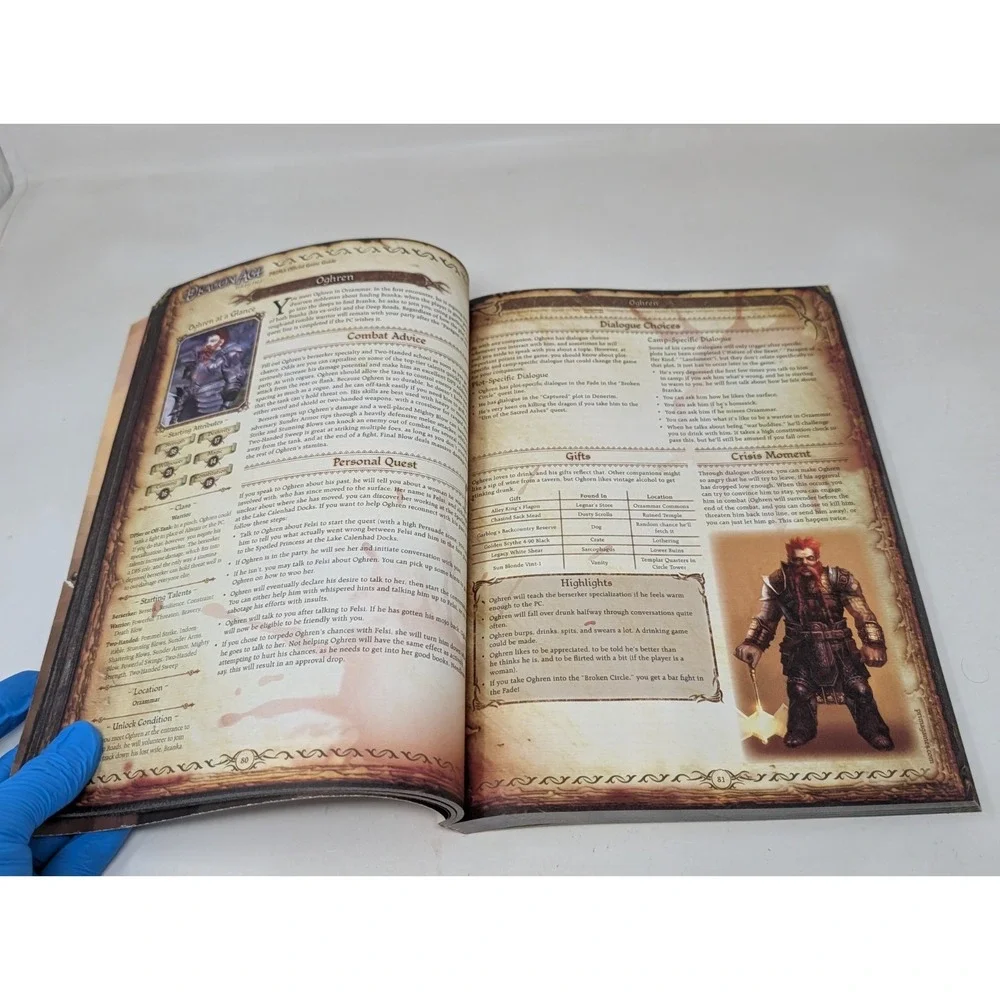 Prima Games‎ Strategy Guide Dragon Age Origins Maps Walkthroughs Bestiary